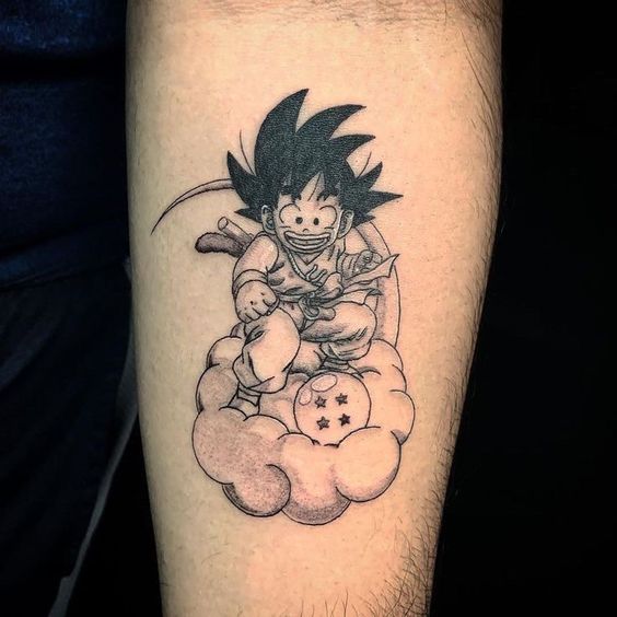 Tatouage Goku Petit