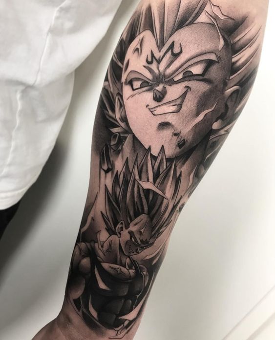 Tatouage Vegeta